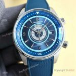 AAA Swiss Copy Jaeger-LeCoultre Master Control Memovox Timer Watch Swiss 9015 Blue Dial